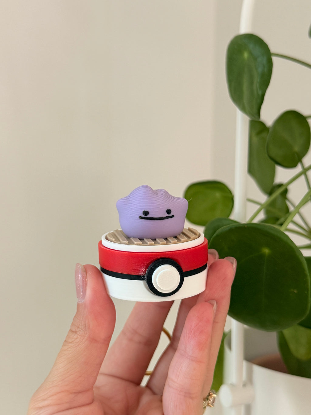 Pokémon Dim Sum Clicker Keychain | 3D Printed Fidget Keychain | Pikachu, Ditto, Gengar, Jigglypuff, Rayquaza | Cute Desk Toy Gift