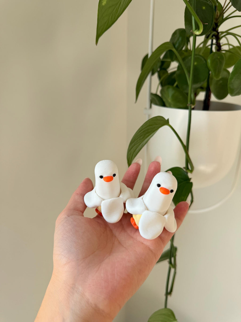 3D Printed Banana Duck Fidget Clicker Toy | Kawaii Desk Accessory __etsy:7877803412