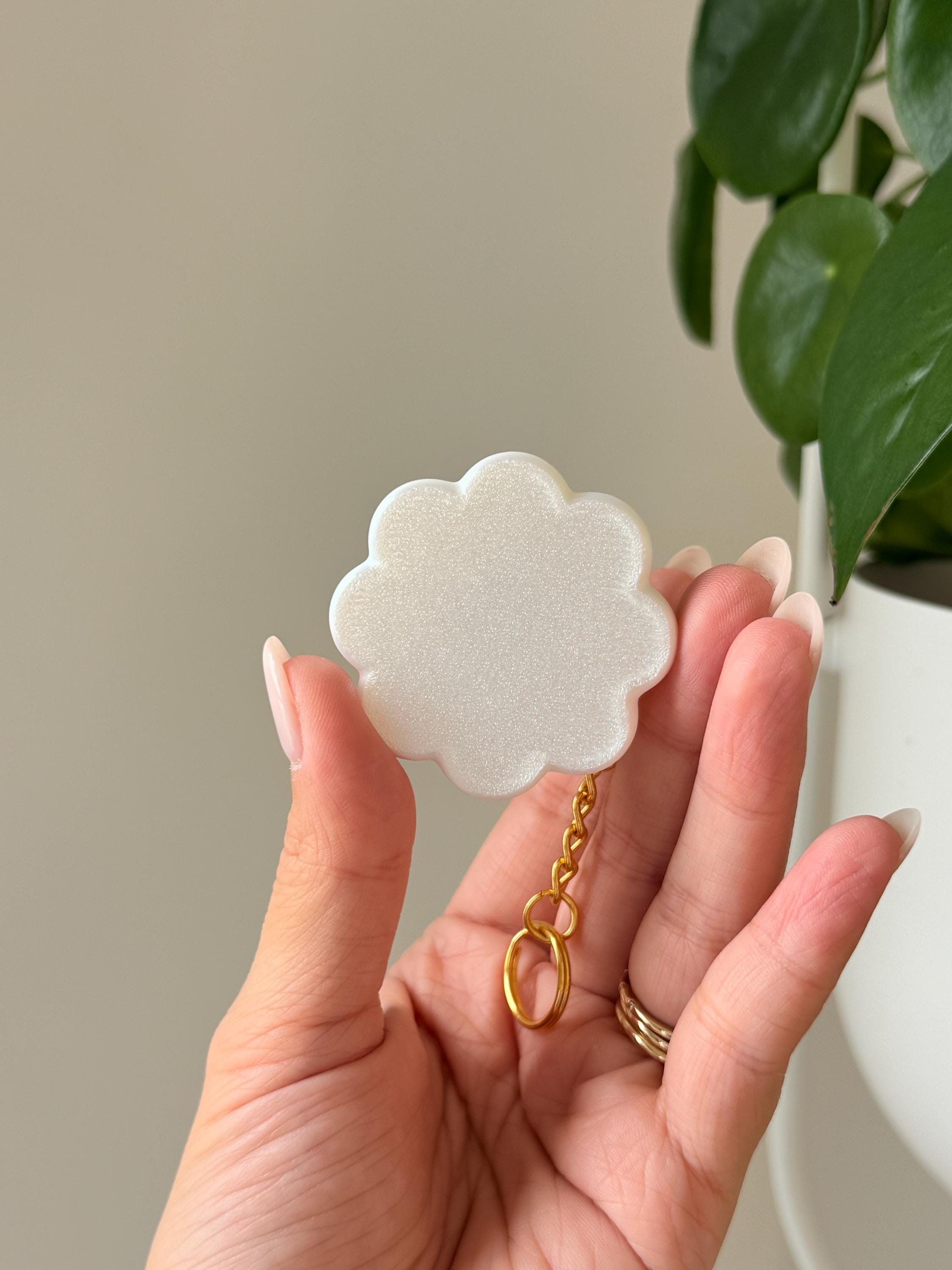 3D Printed Latte Fidget Clicker Keychain | Kawaii Bunny, Matcha, Coffee Desk Toy __etsy:7814851326