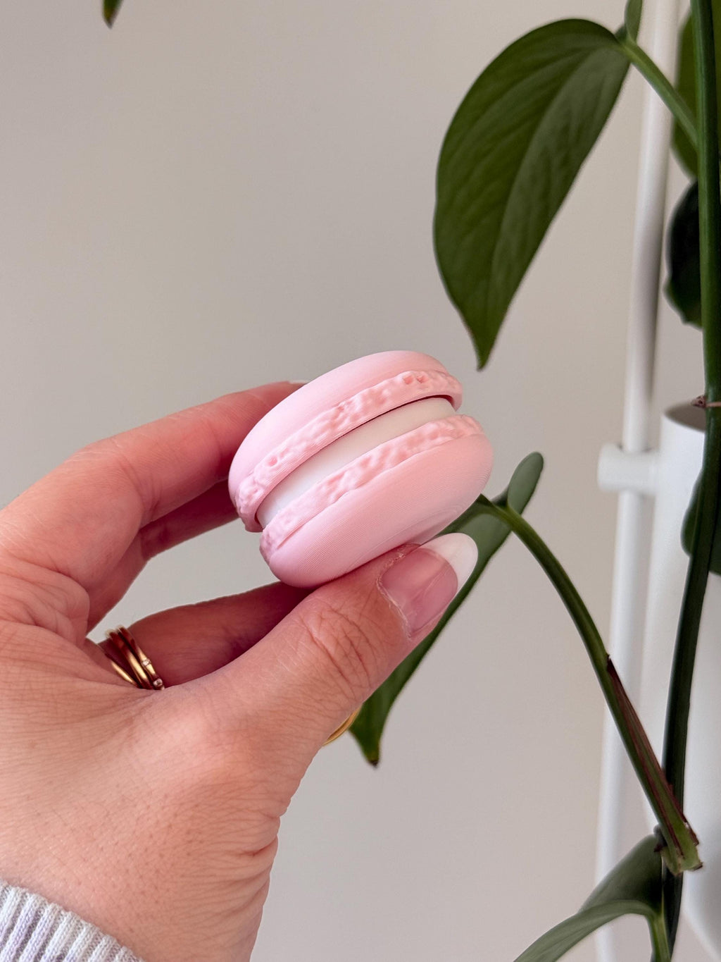 3D Printed Macaron Fidget Clicker | Strawberry, Lemon, Pistachio, Lavender Flavors (Clicky or Silent) __etsy:7953040571