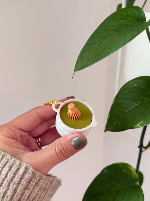 3D Printed Matcha Bowl Fidget Clicker – With or Without Chasen __etsy:8049320295