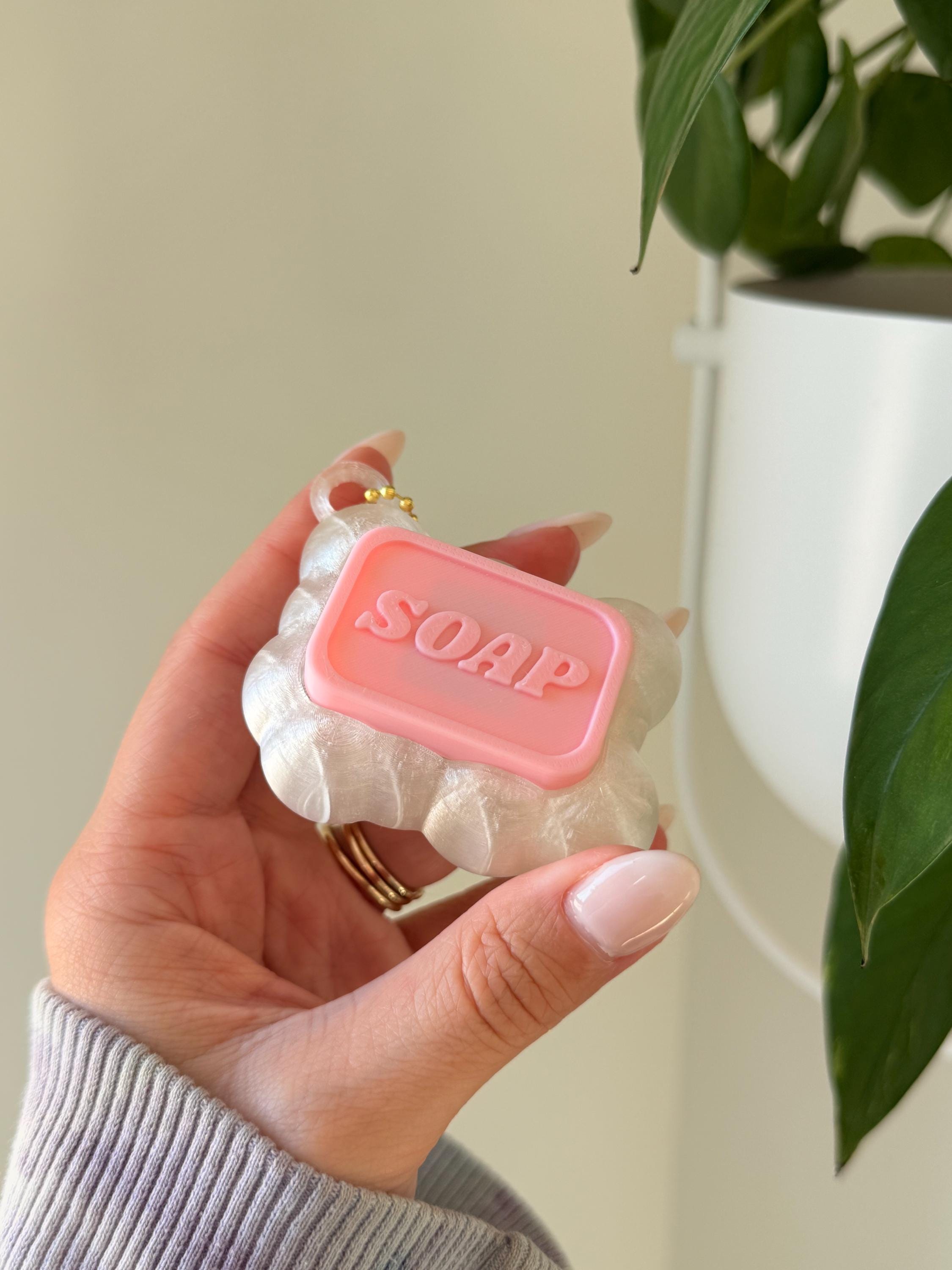 3D Printed Soap Bar Clicker Fidget Toy | Keychain Desk Accessory ASMR Clicker __etsy:7887815953