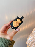 3D Printed Taiyaki Fidget Clicker Keychain | Japanese Street Food Bag Charm | single or double __etsy:7828039693