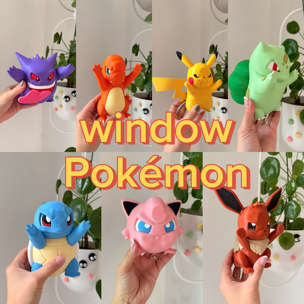 Window Pokémon Buddy | 3D Printed Desk & PC Display Figure
