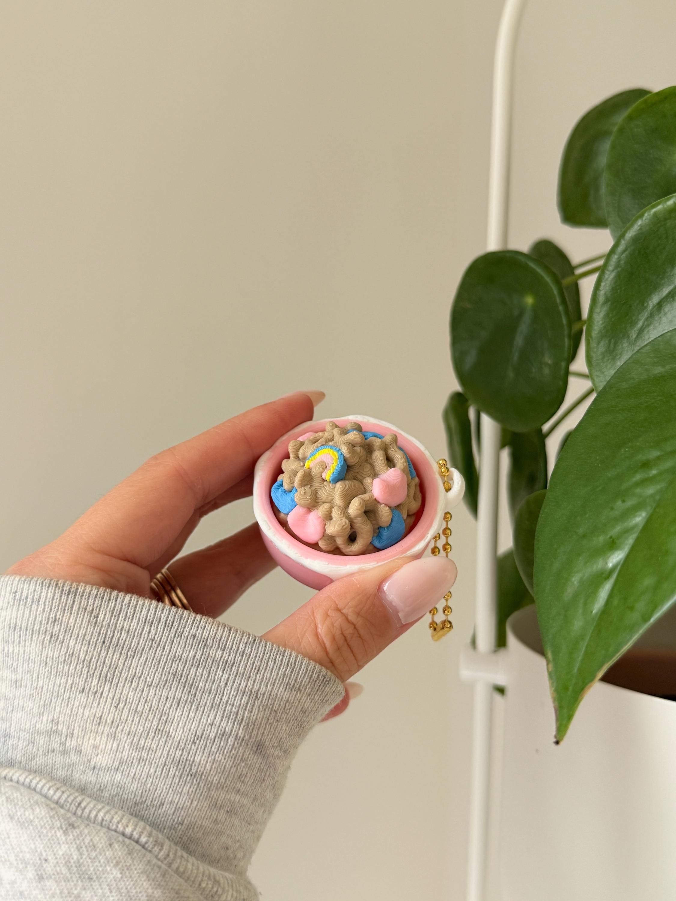 Lucky Charm Cereal Fidget Clicker | 3D Printed Desk Toy | Nostalgic Breakfast Collectible __etsy:7846731902
