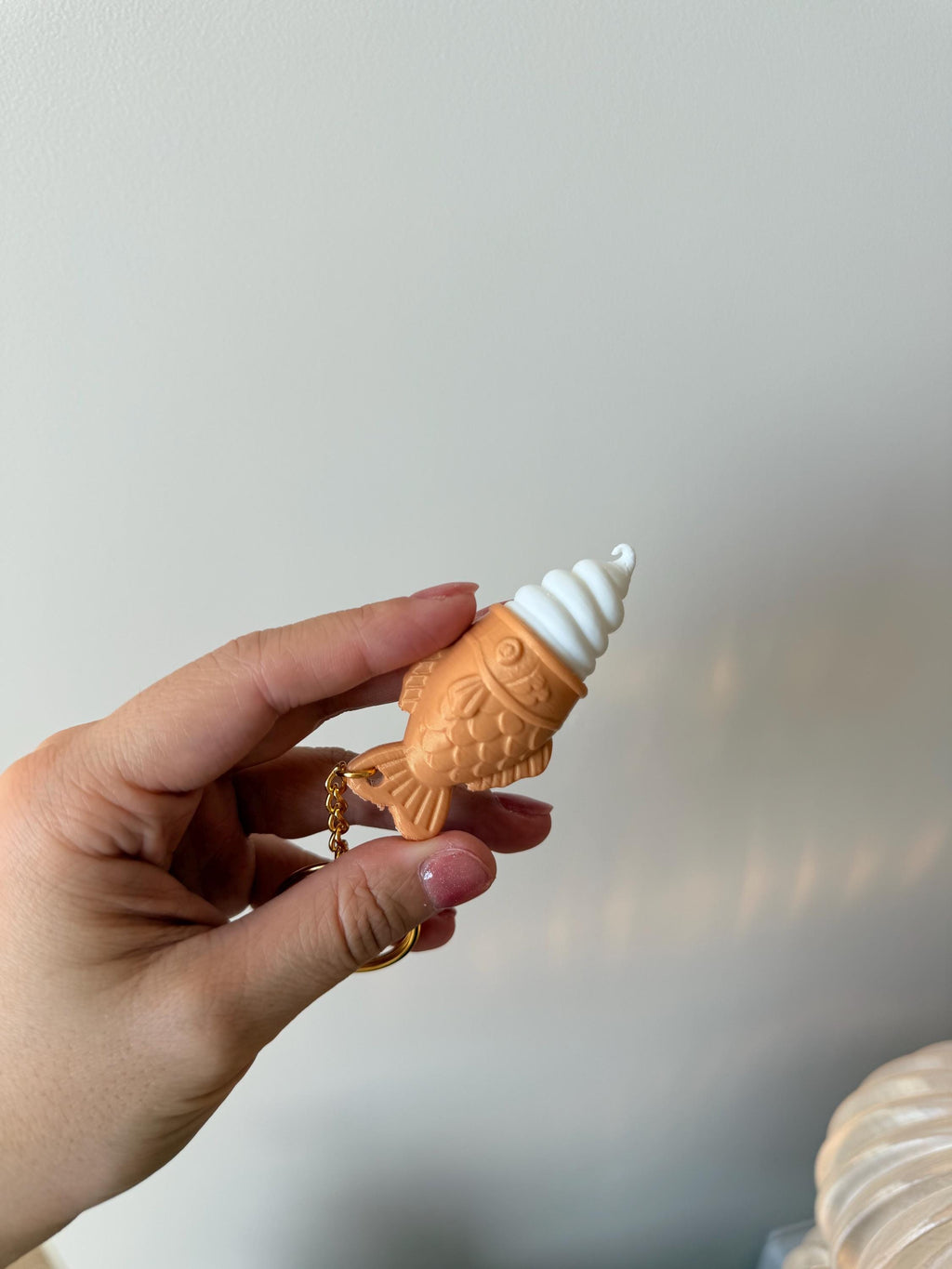 Taiyaki Ice Cream Clicker Keychain | 3D Printed Kawaii Fidget Toy __etsy:7745907218