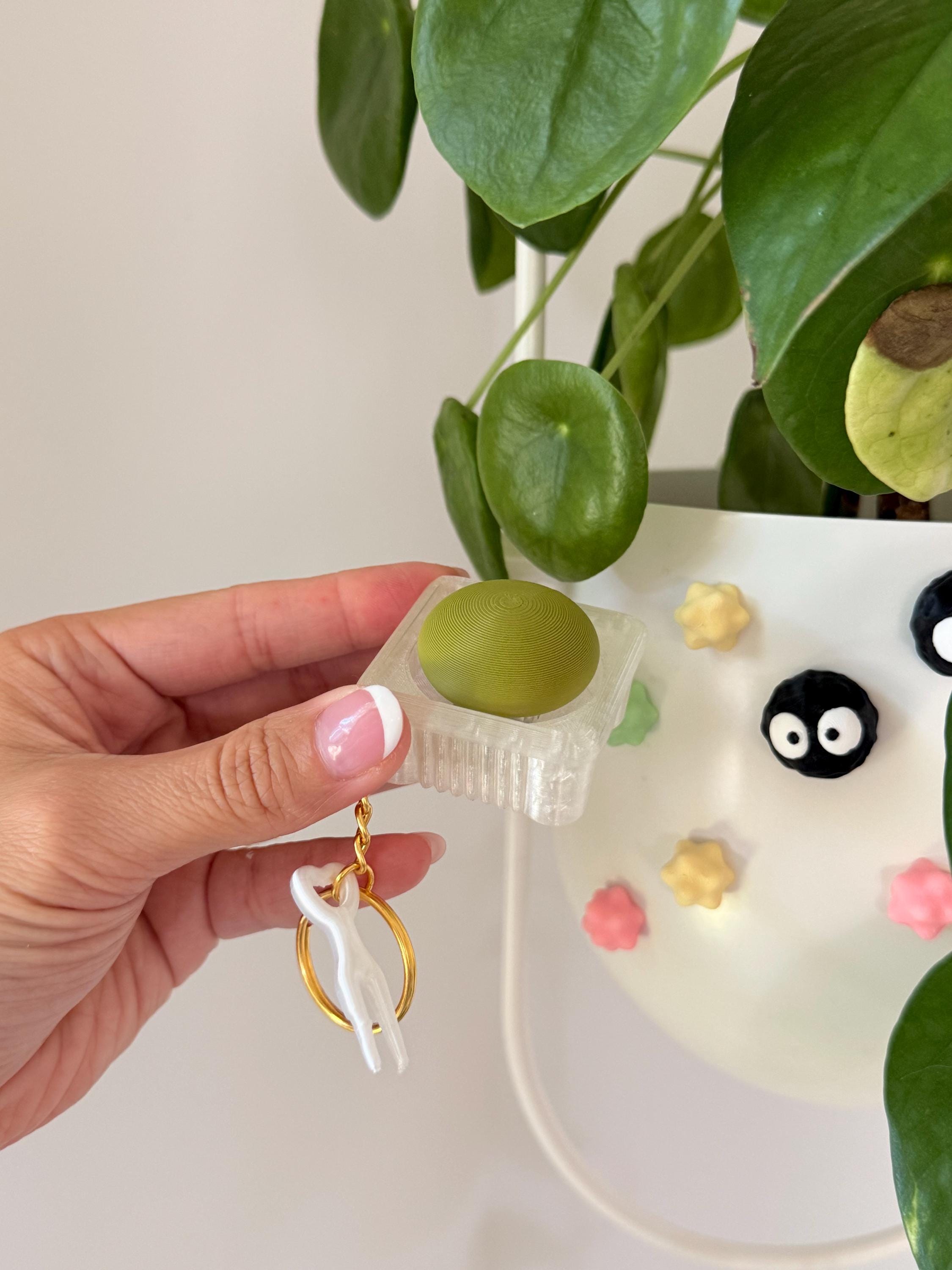 3D Printed Mochi Fidget Clicker Toy | Pink, Green, White Desk Accessory __etsy:8101216416
