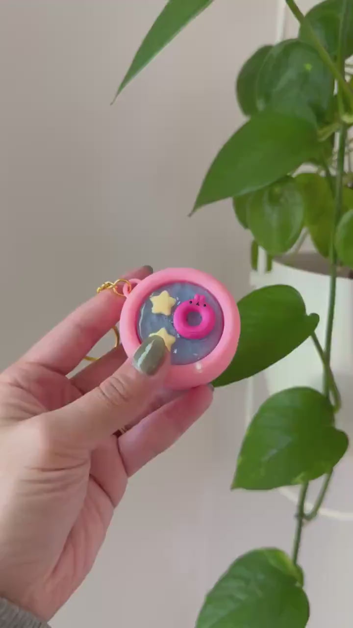 3D Printed Pool Float Fidget Keychain | Clicky or Silent Sensory Toy