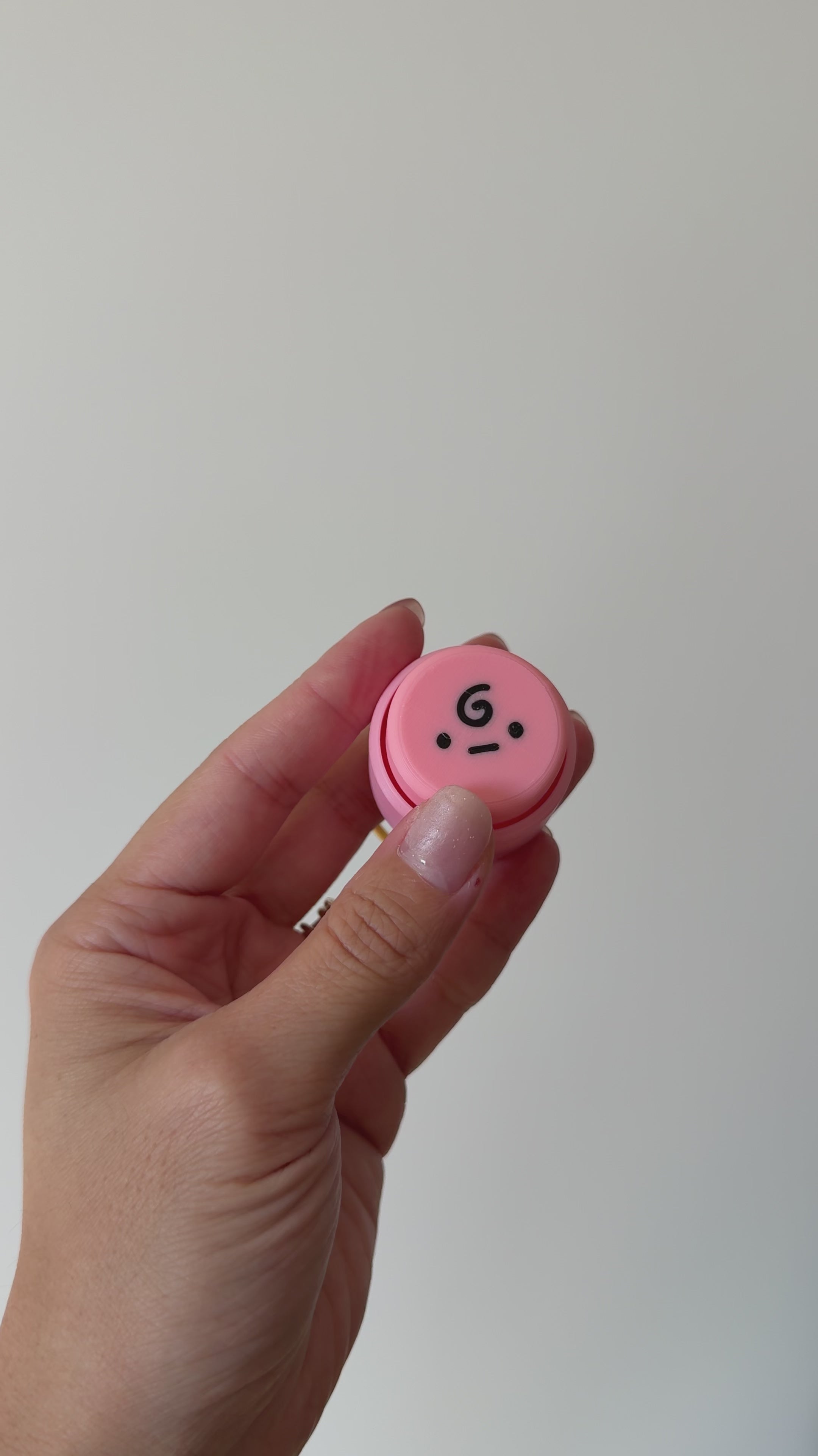 Pokémon Inspired Mini Clicker Fidget Keychain | 3D Printed Cute Pocket Fidget Toy with Star Charm | Collectible Desk Accessory